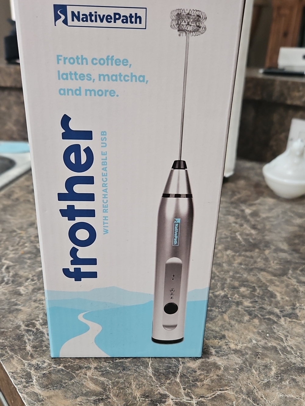 NativePath Silver Milk Frother - Silver